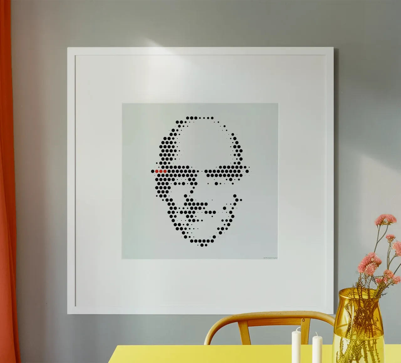 Michel Foucault in Dots carta hahnemühle da The Sound of Applause