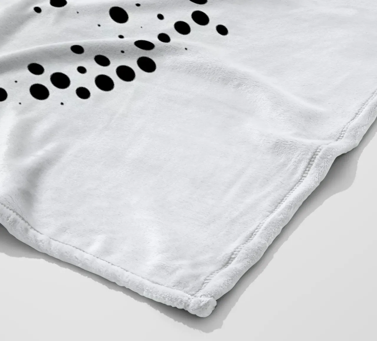Michel Foucault in Dots fleece blanket by The Sound of Applause