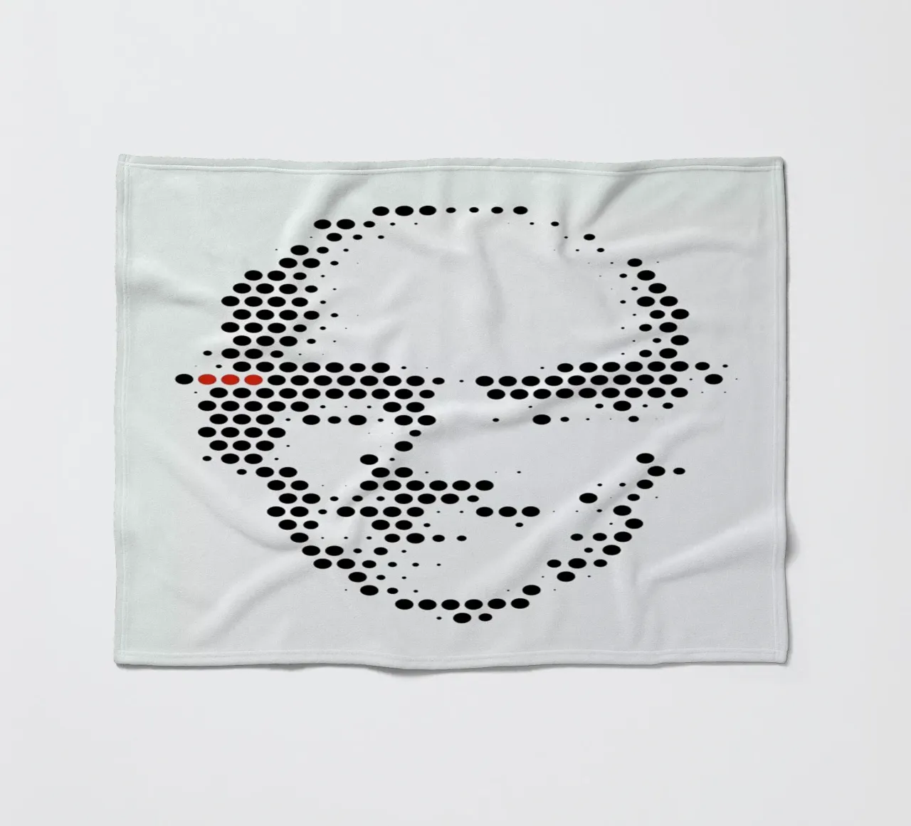 Michel Foucault in Dots fleece blanket by The Sound of Applause