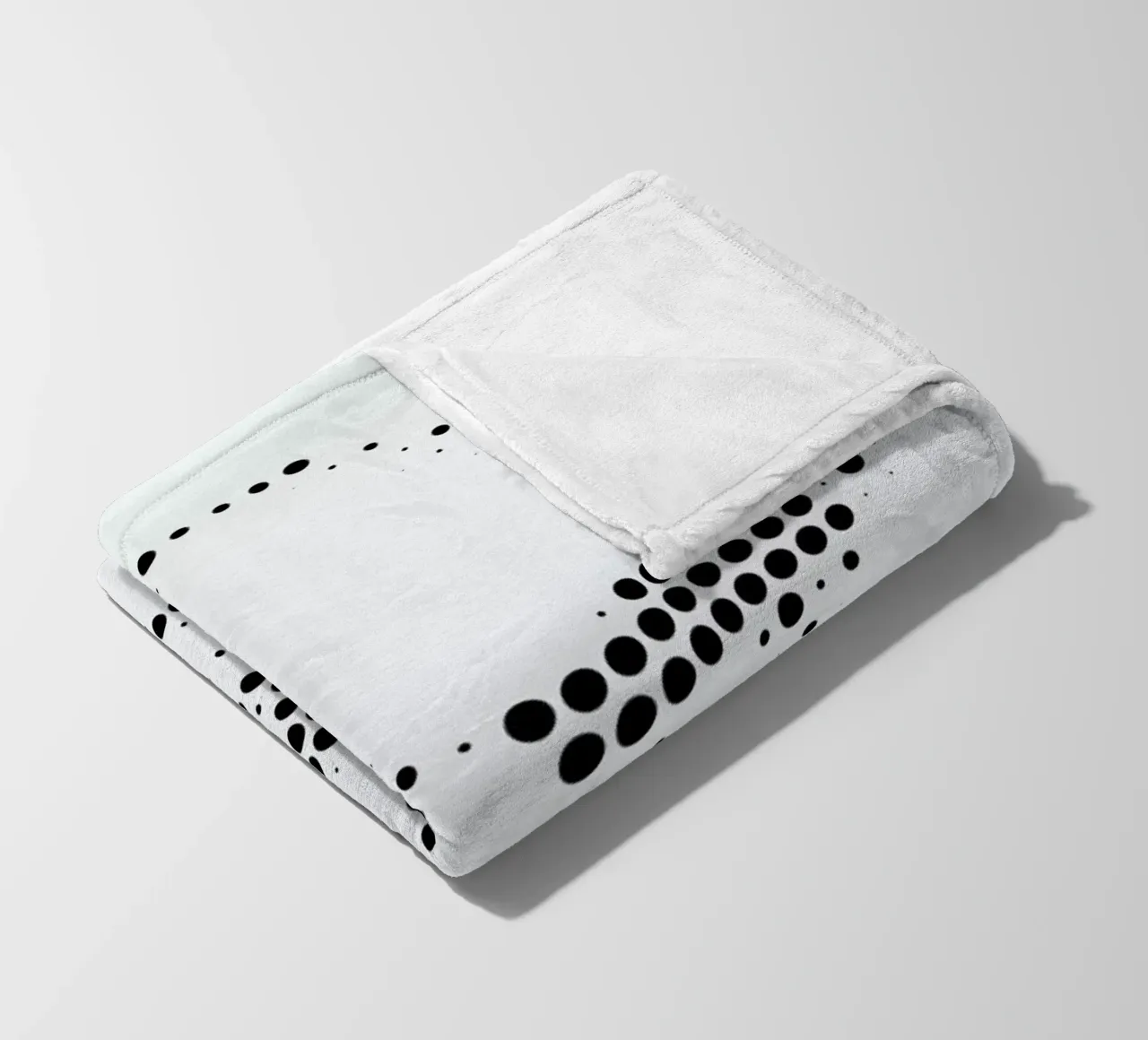 Michel Foucault in Dots fleece blanket by The Sound of Applause
