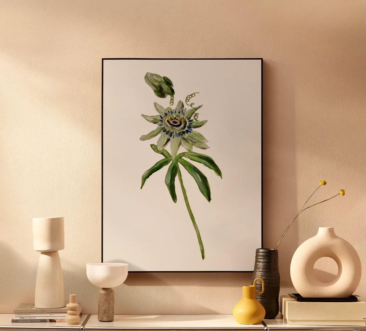 Passion flower plexiglass da Femke Zwaan