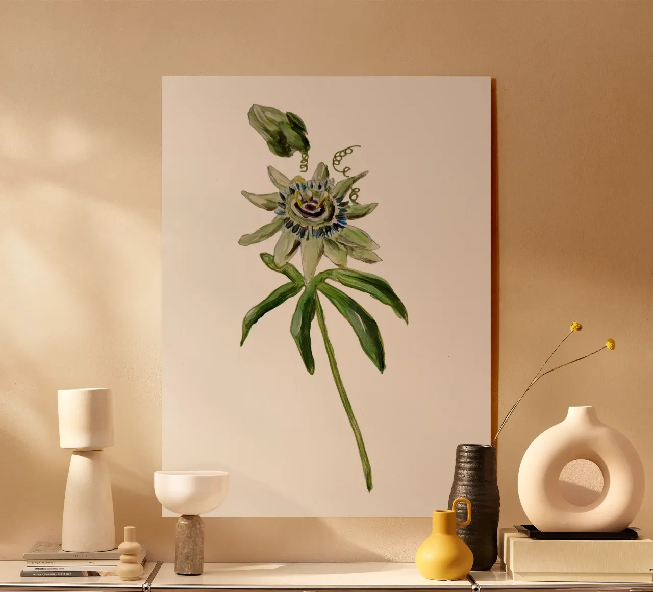 Passion flower plexiglass da Femke Zwaan