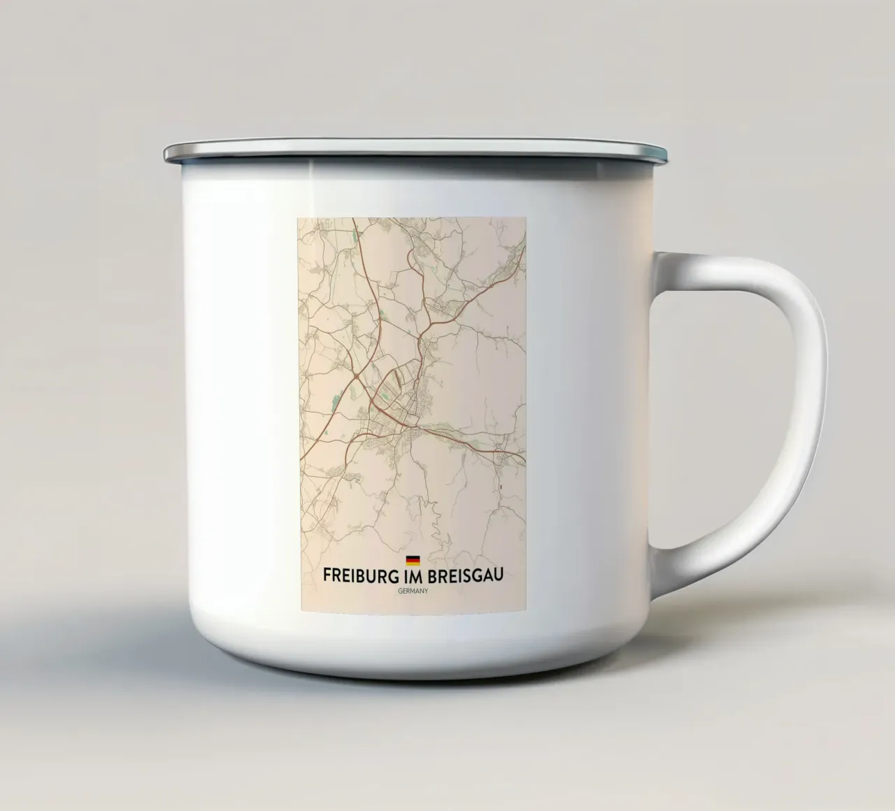 Friburgo in Brisgovia DE tazza in smalto da Jacob W MICKELSON