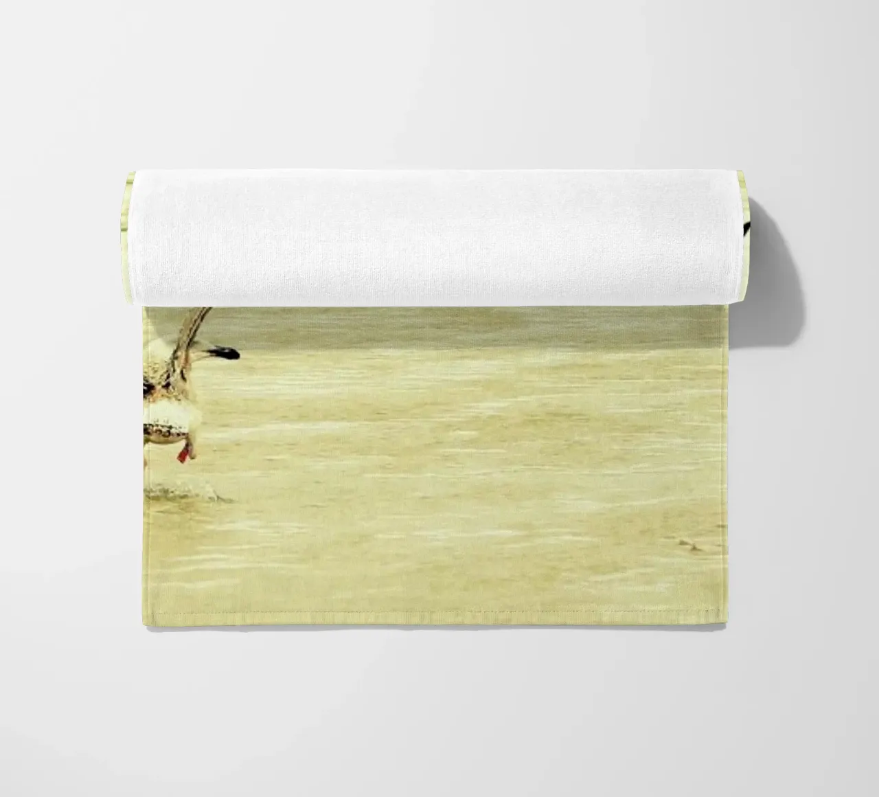 Karatekidpose beach towel by Robin Delean