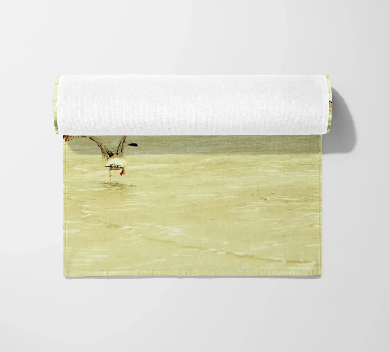 Karatekidpose beach towel by Robin Delean