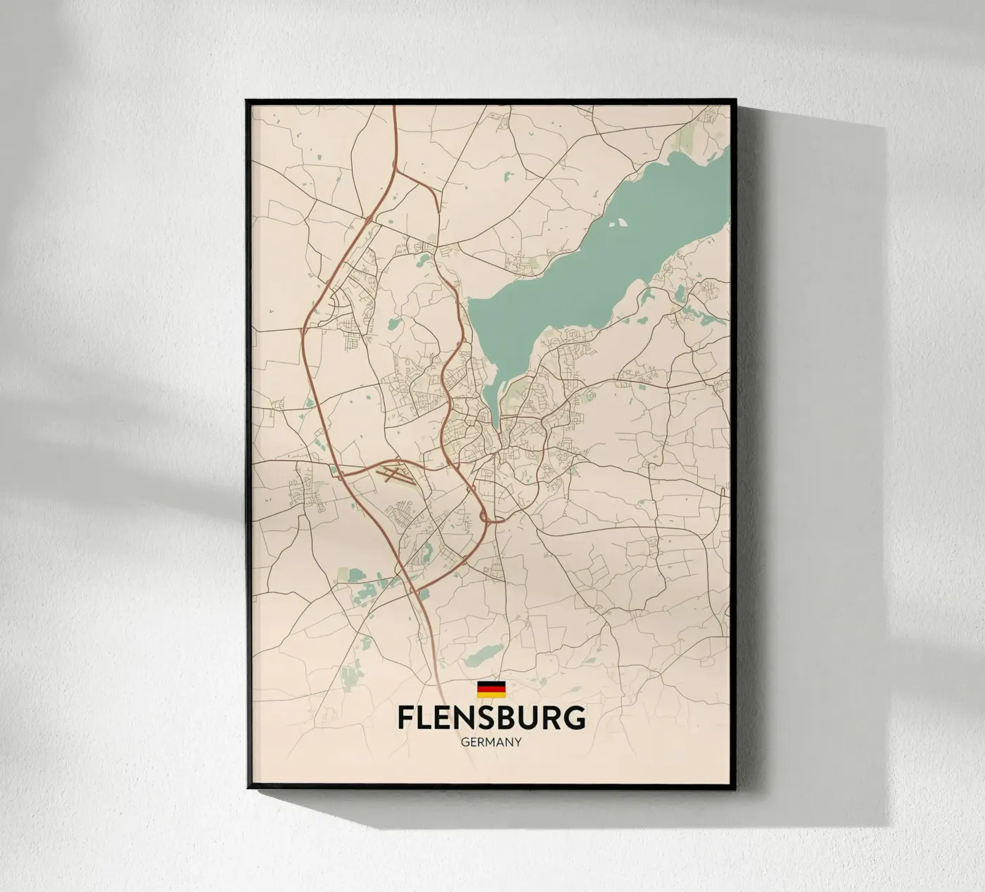 Flensburg DE acrylic glass by Jacob W MICKELSON
