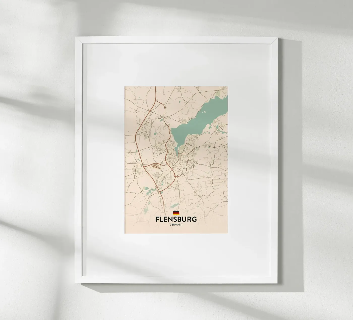 Flensburg DE poster da Jacob W MICKELSON