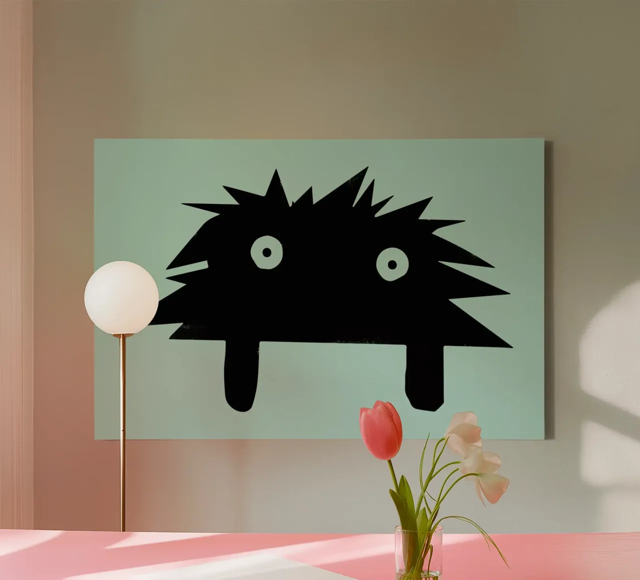 Pulguinha 2 canvas met Baklijst van Arthelps gGmbH