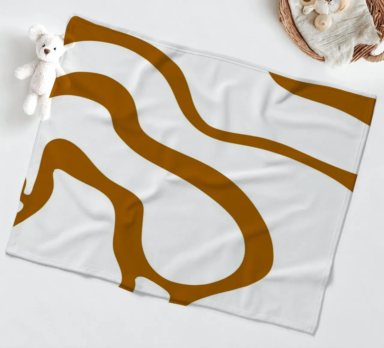 Tocco minimalista coperta in pile da MODERN NUANCE