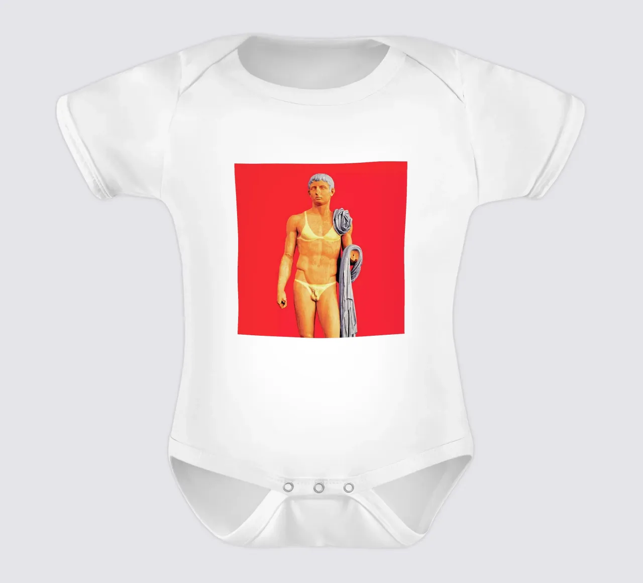 Tanline Statue body neonato maniche corte da suckertom