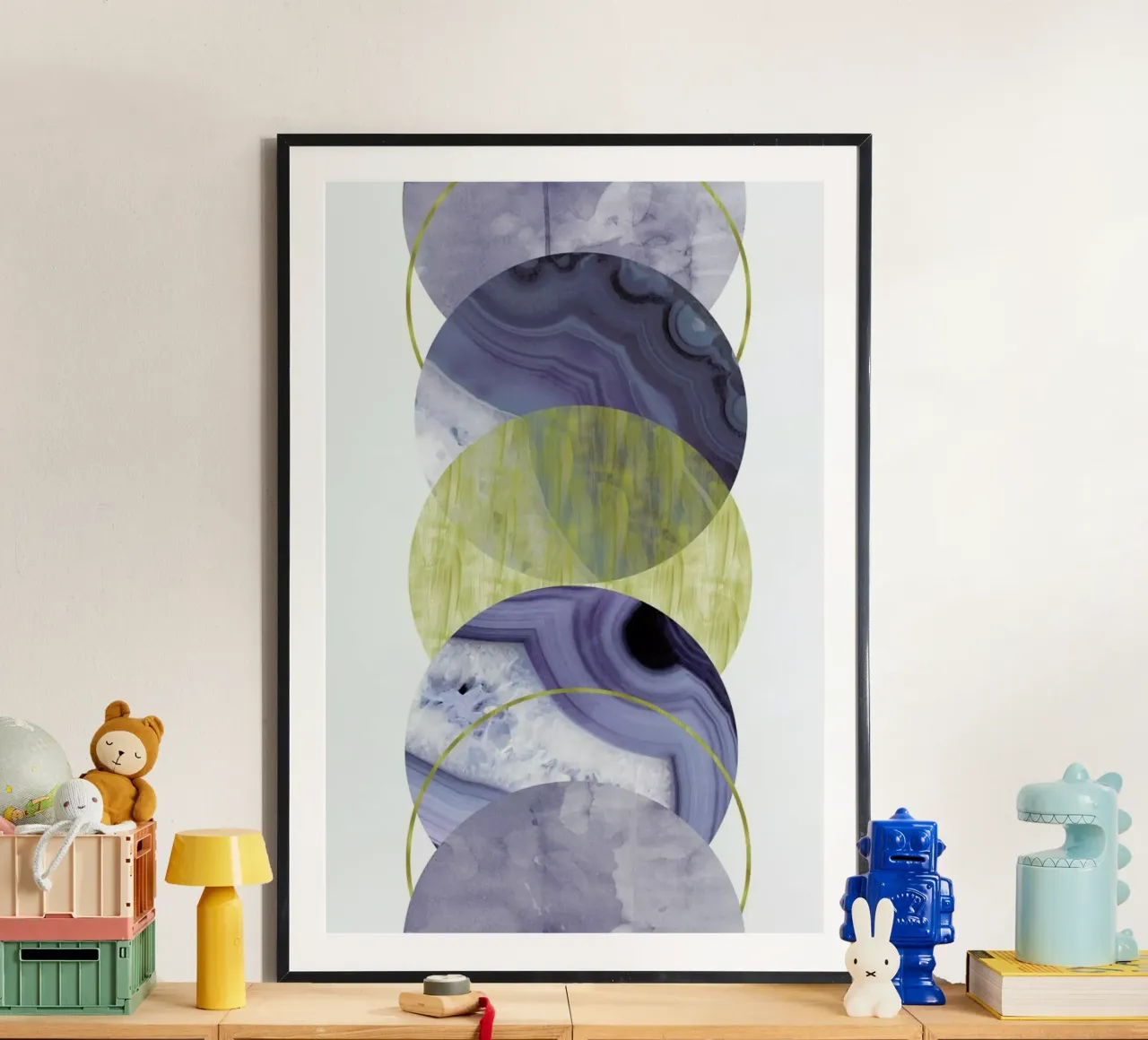 Moonlight 2 poster con telaio in plastica da cafelab