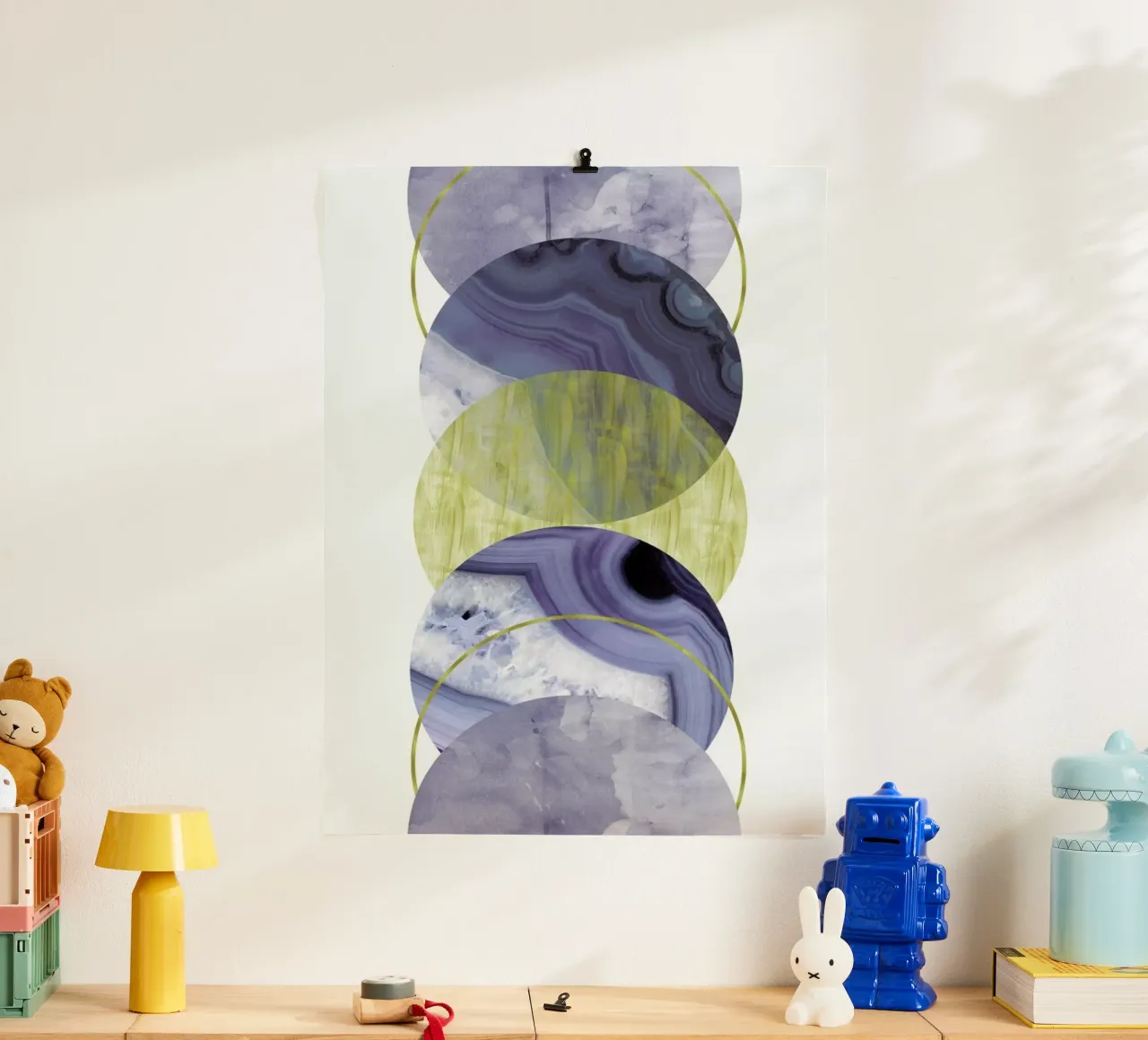 Moonlight 2 poster con telaio in plastica da cafelab