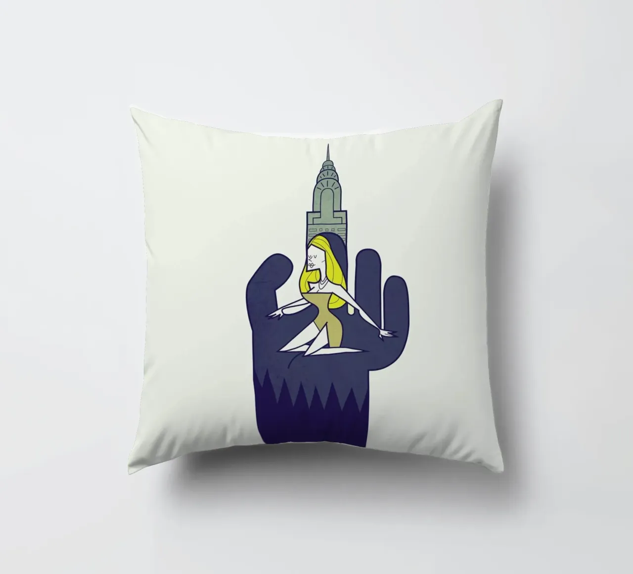 You are my Queen decorative cushion by Ale Giorgini