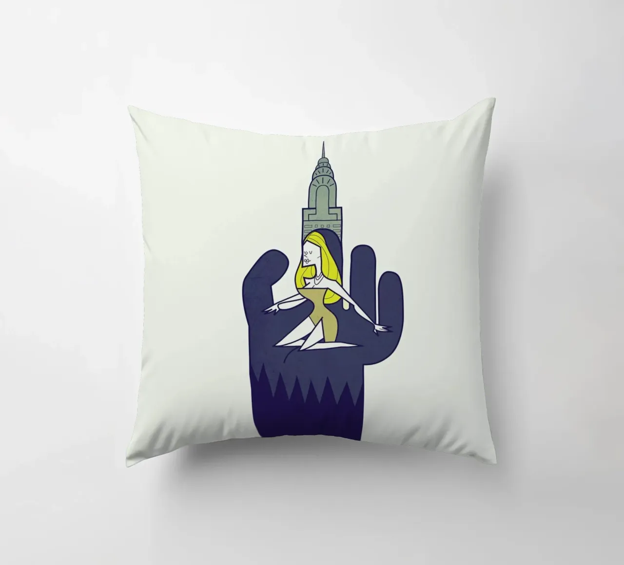 You are my Queen decorative cushion by Ale Giorgini