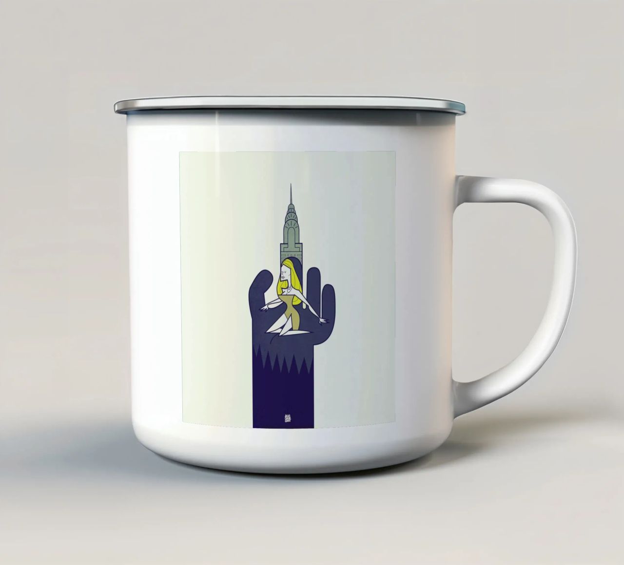 You are my Queen tazza in smalto da Ale Giorgini