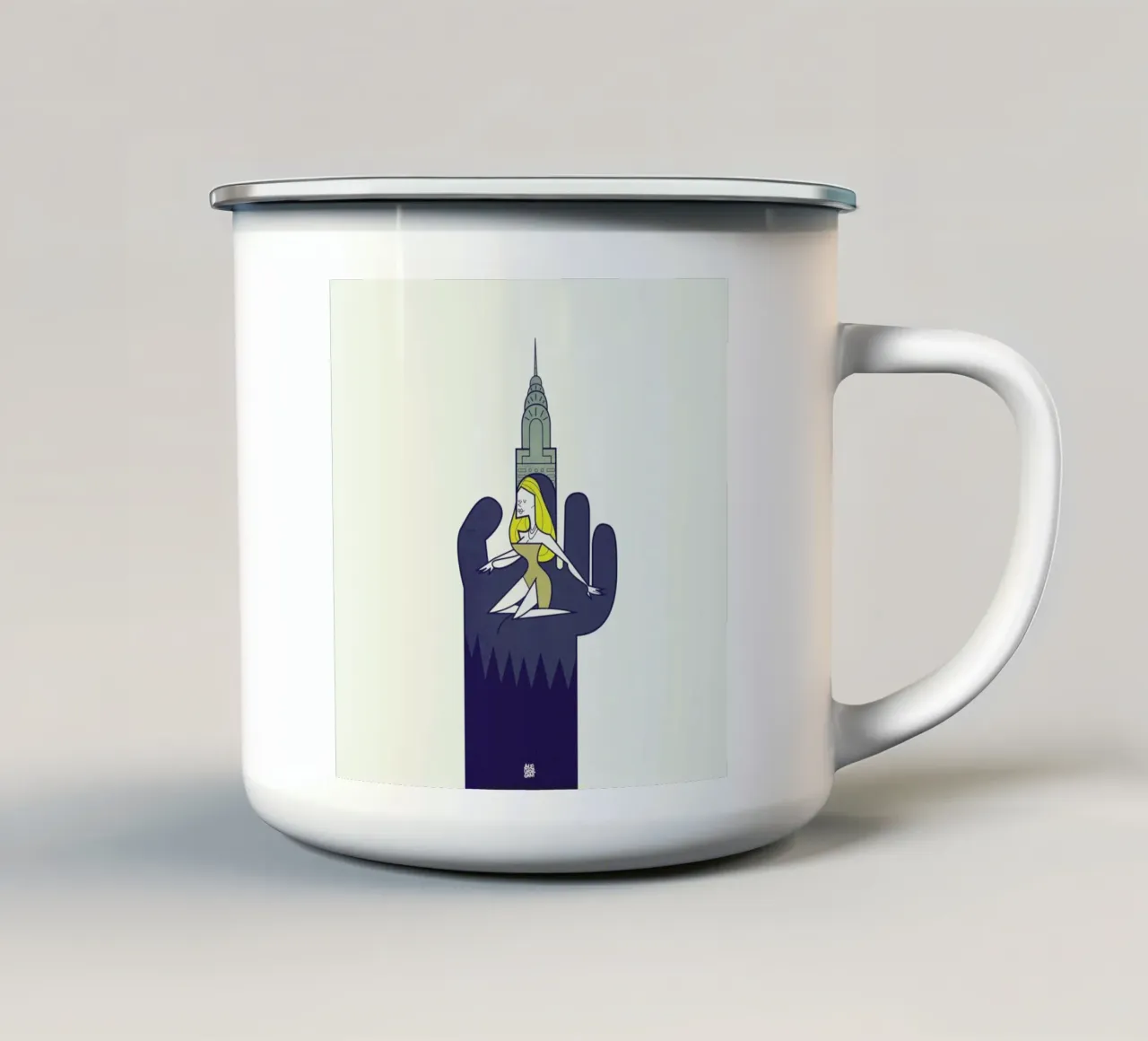 You are my Queen tazza in smalto da Ale Giorgini