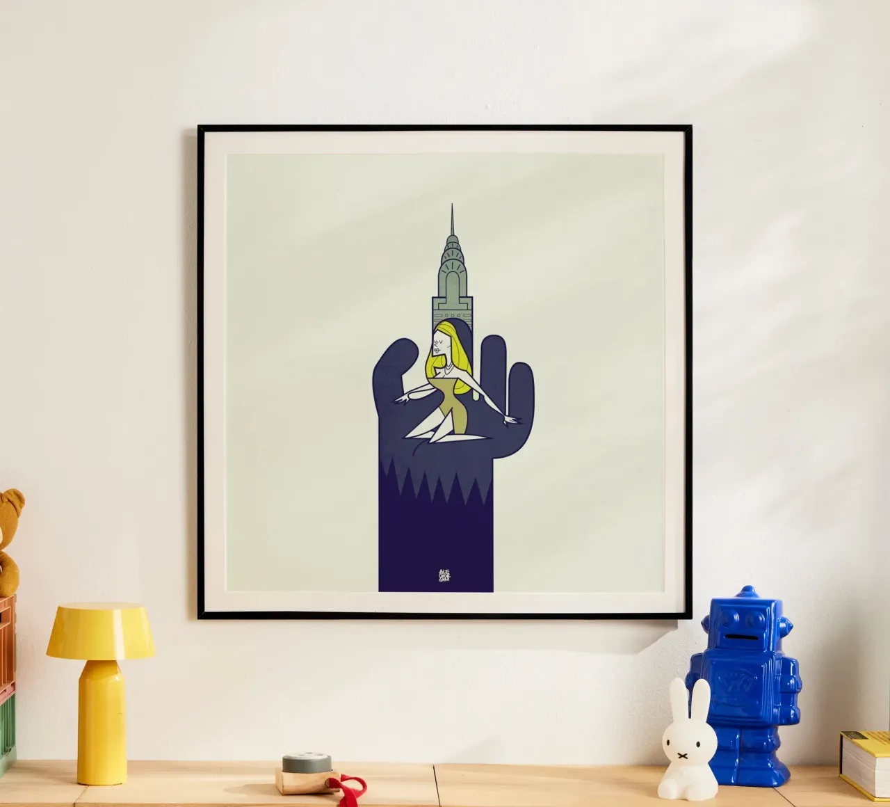 You are my Queen poster con telaio in plastica da Ale Giorgini