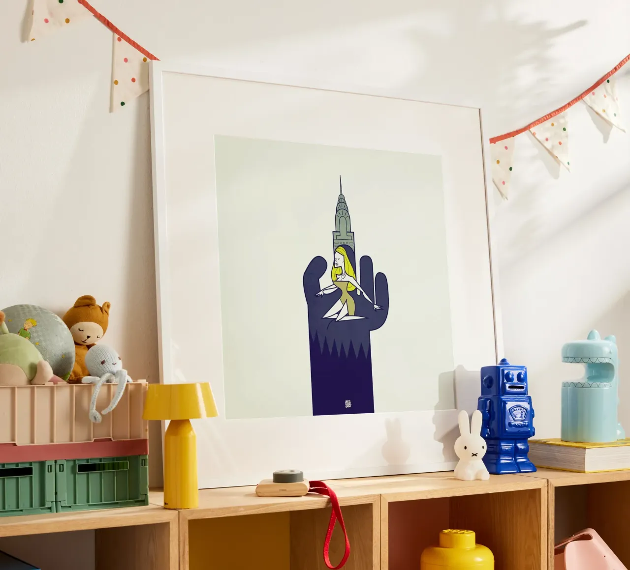 You are my Queen poster con telaio in plastica da Ale Giorgini