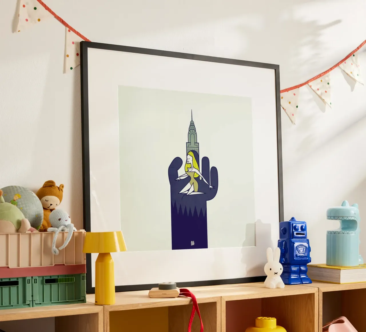 You are my Queen poster con telaio in plastica da Ale Giorgini