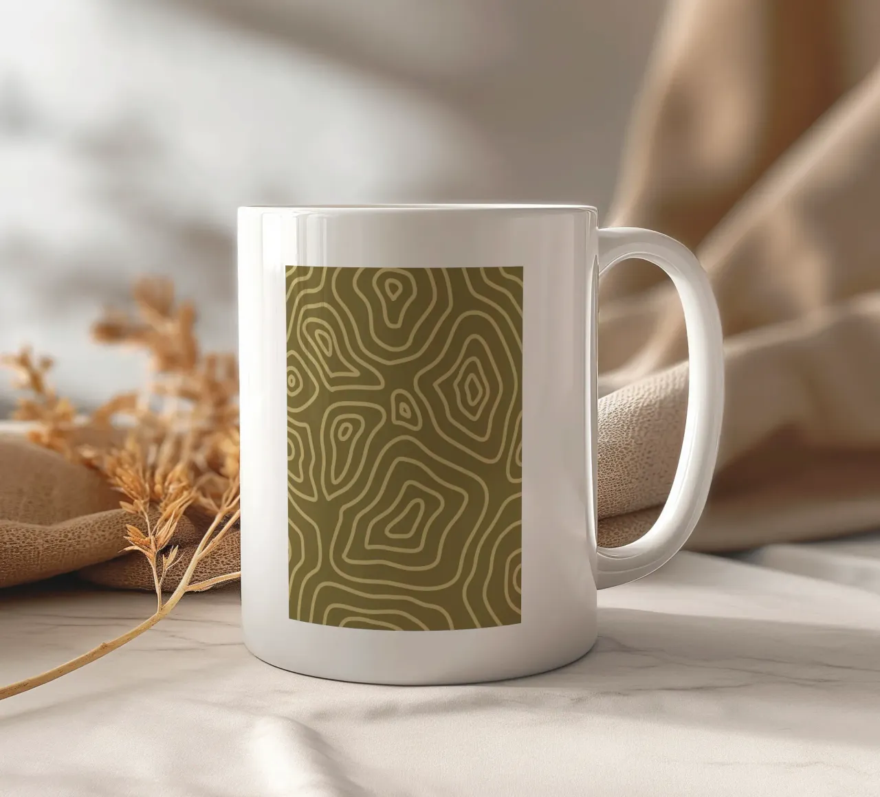 Linee moderne e minimaliste tazza in ceramica da MODERN NUANCE
