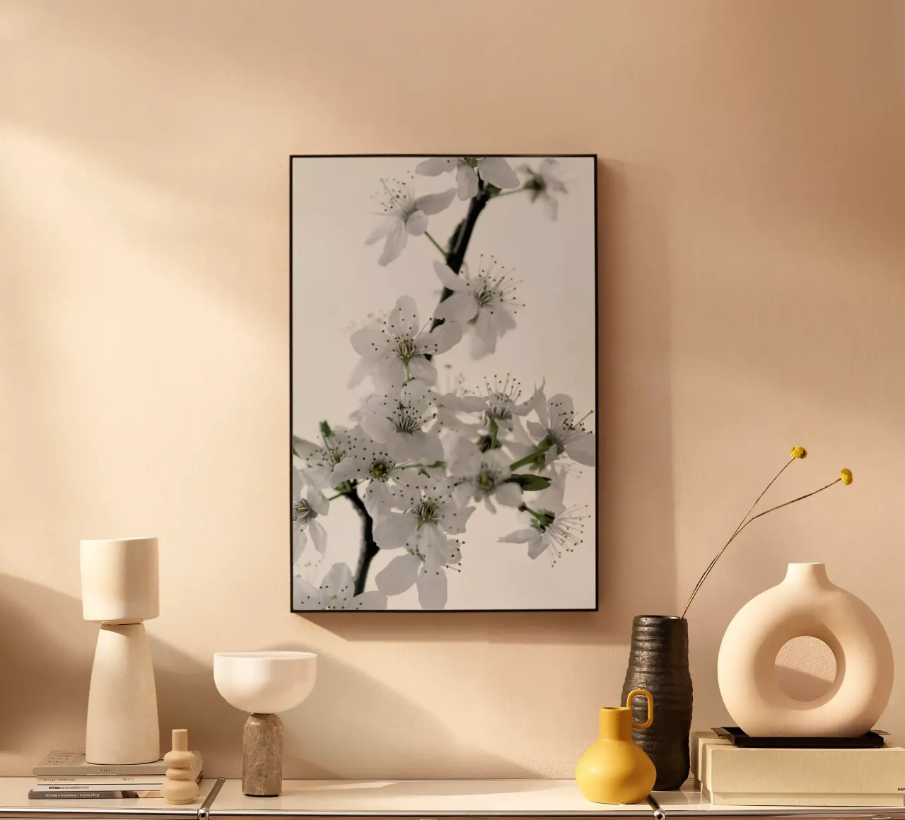 Cherry Flowers alu-dibond by Studio Nahili