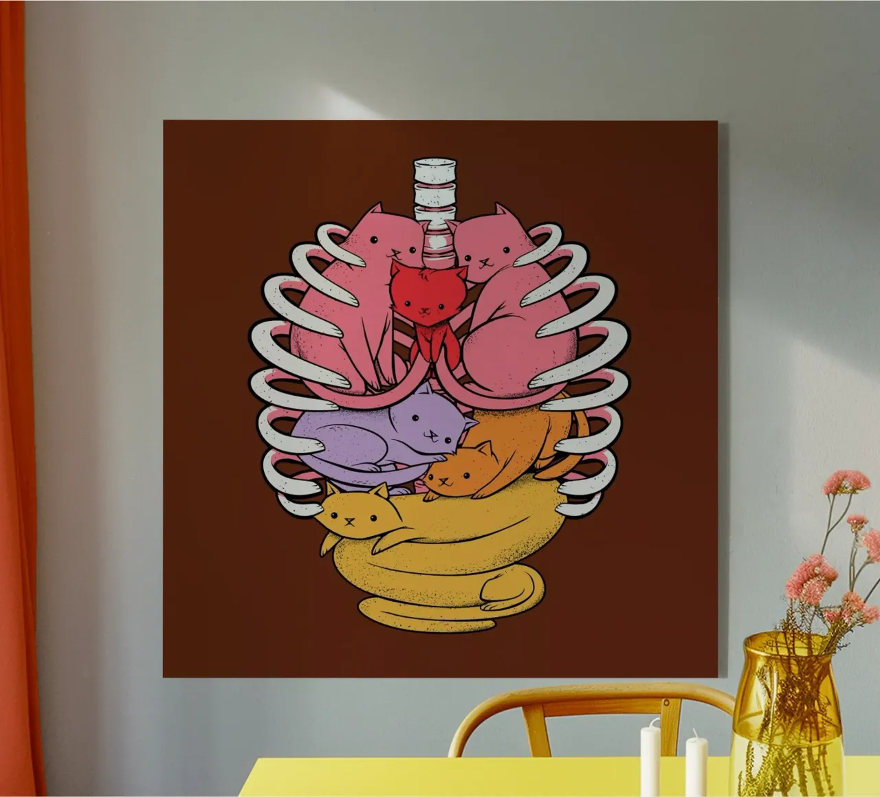 Anatomicat plexiglass da Tobe Fonseca