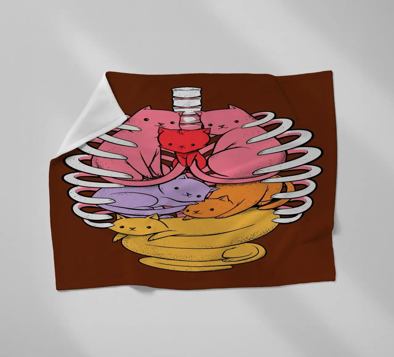 Anatomicat coperta in pile da Tobe Fonseca