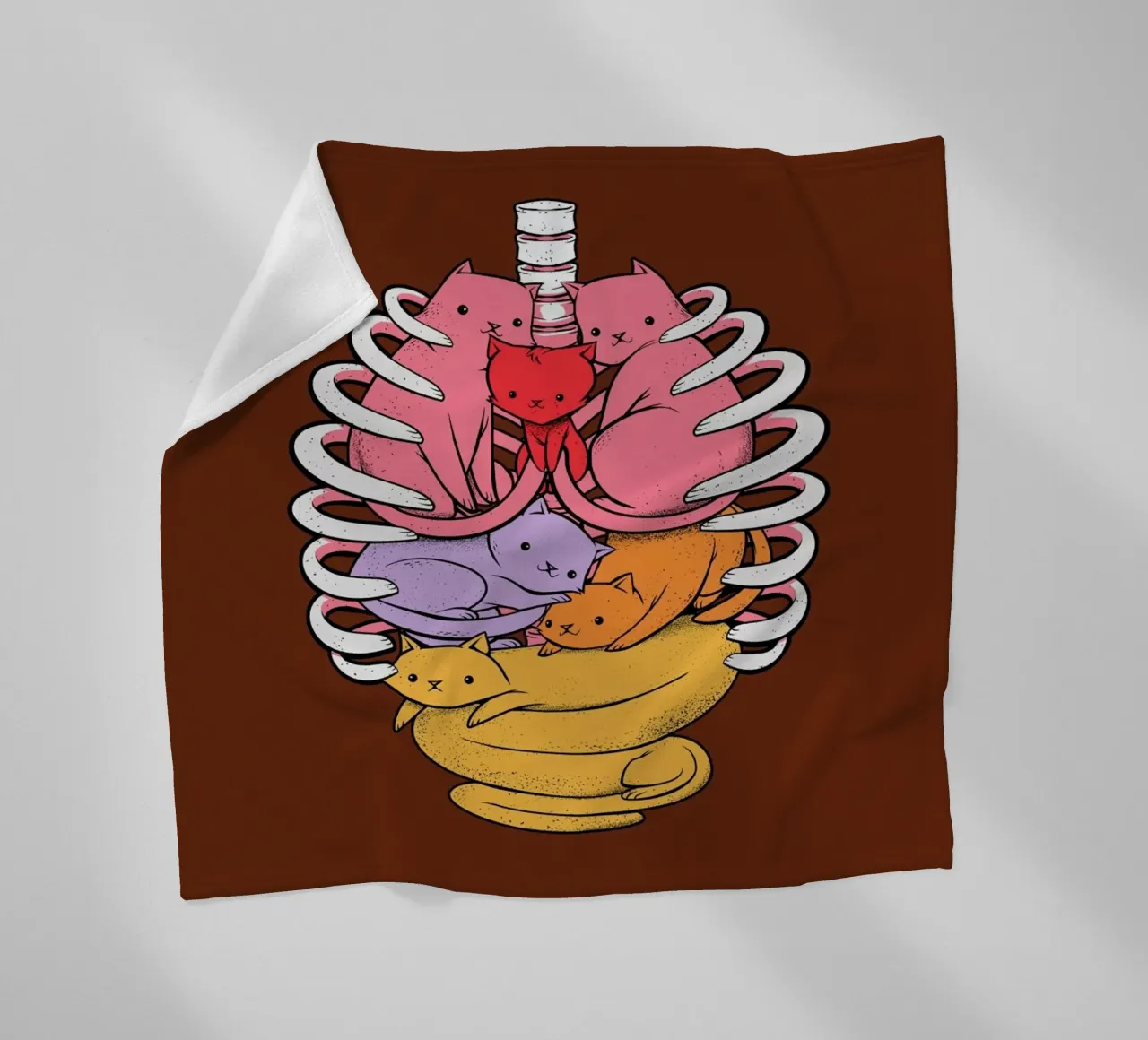 Anatomicat coperta in pile da Tobe Fonseca