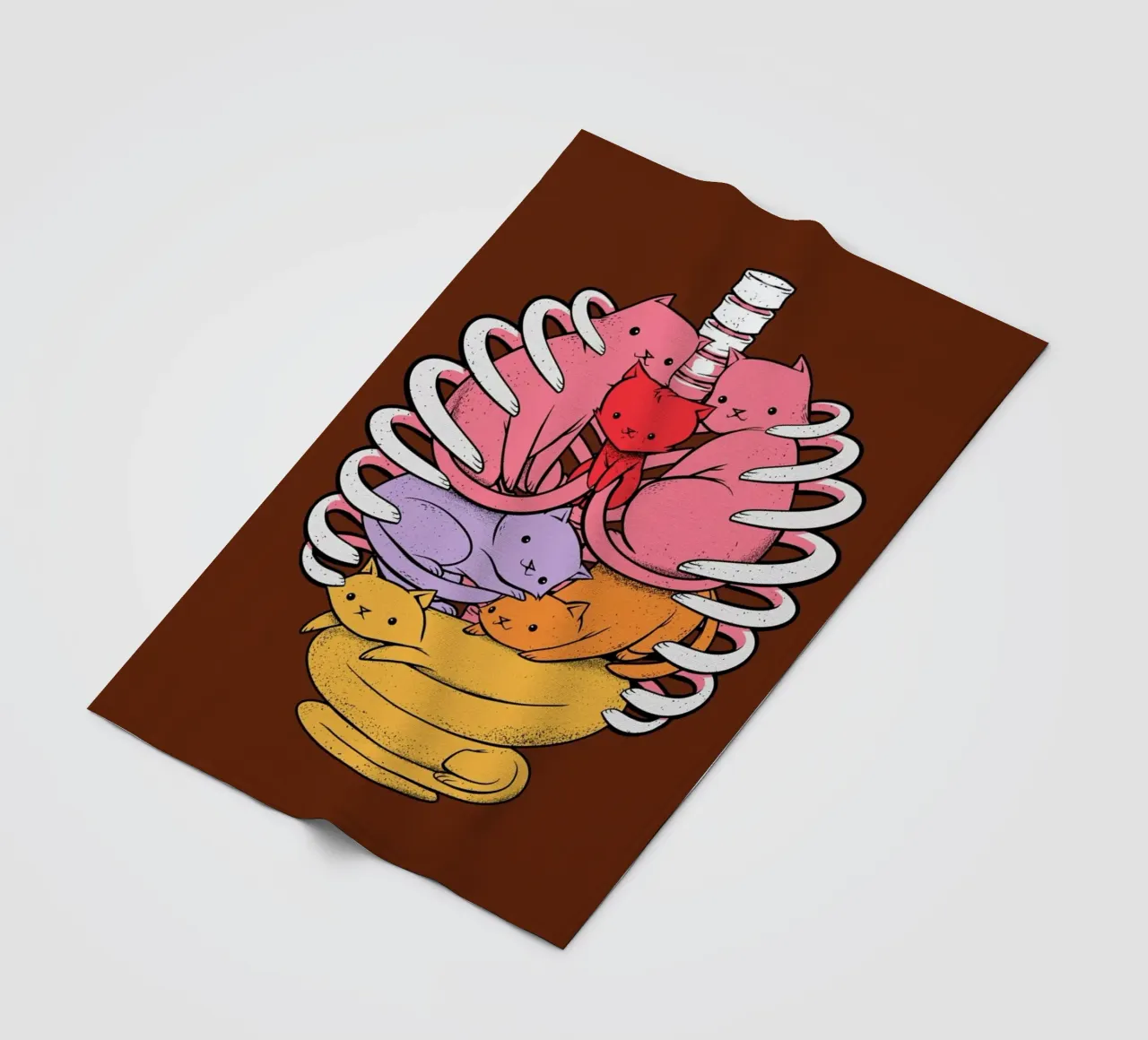 Anatomicat coperta in pile da Tobe Fonseca