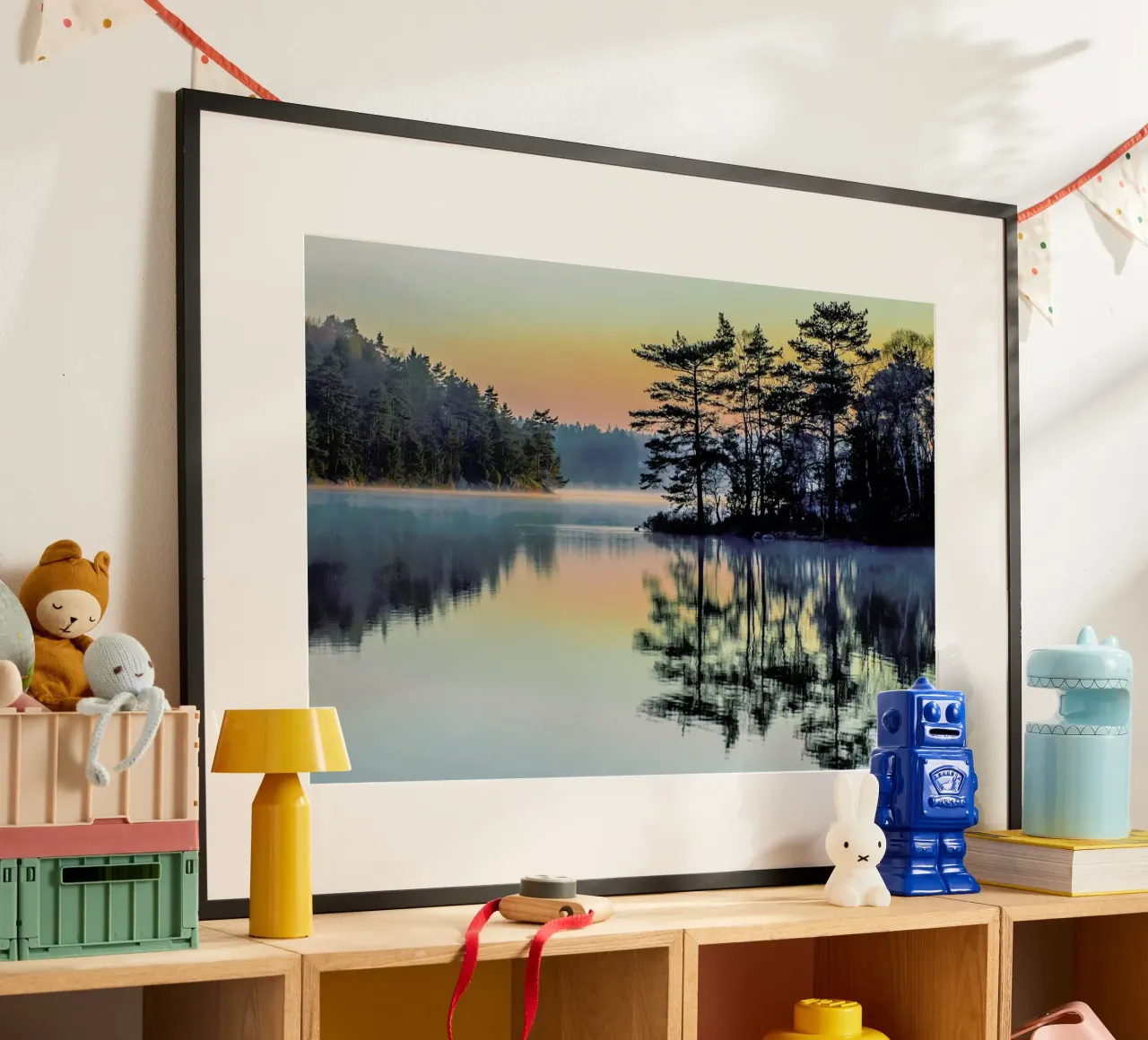 Before People Wake - Benny Pettersson poster con telaio in plastica da Pictufy
