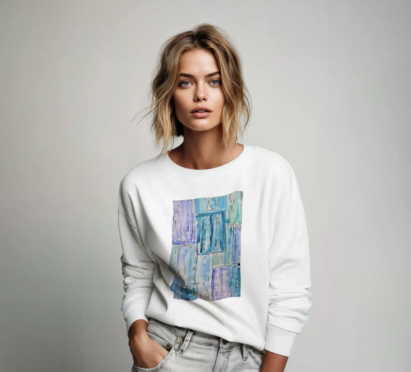 COLOUR-CODE BLUE sweatshirt by FRITSCH&FRITSCH
