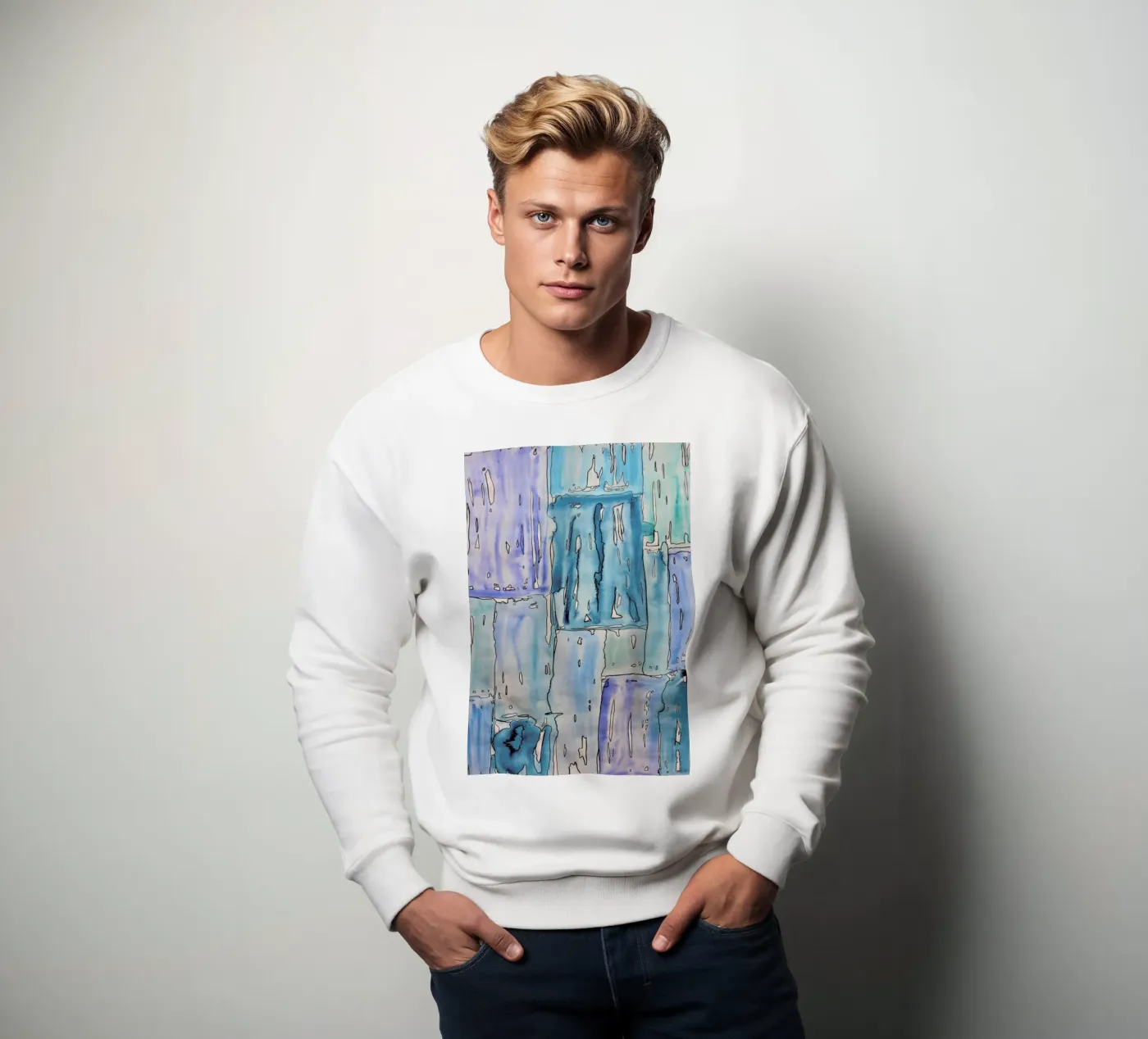 COLOUR-CODE BLUE sweatshirt by FRITSCH&FRITSCH