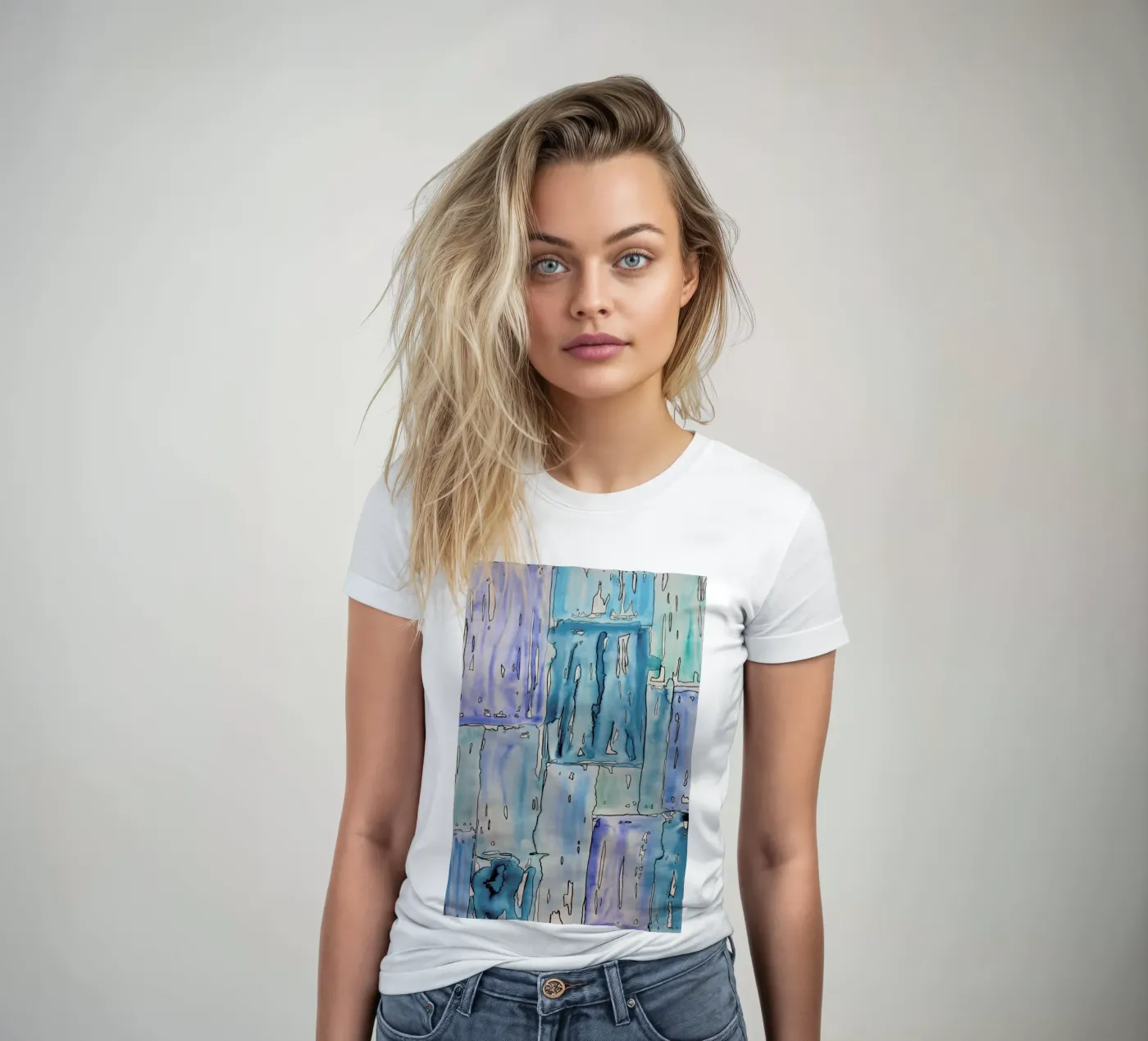 COLOUR-CODE BLUE t-shirt da donna da FRITSCH&FRITSCH