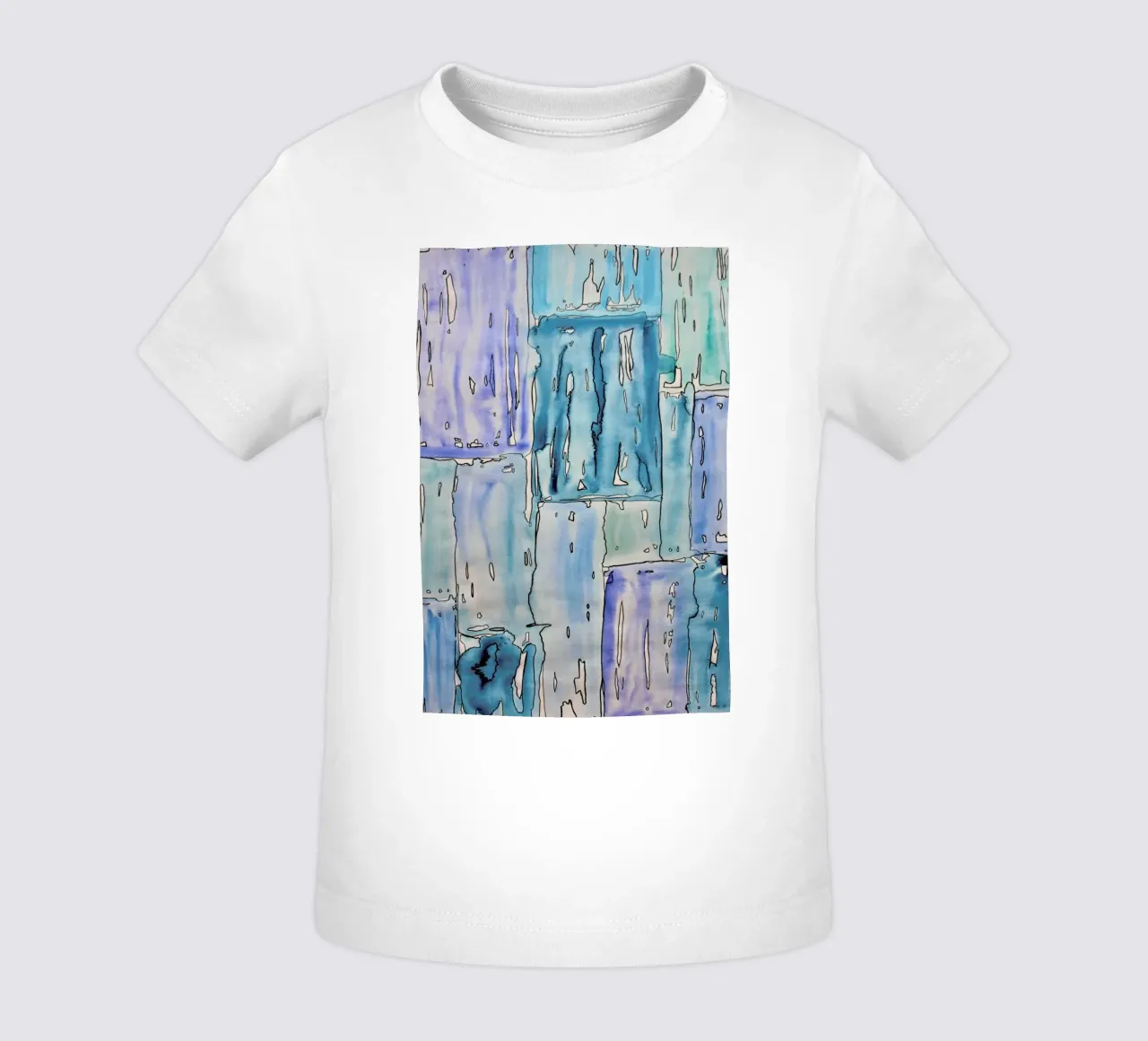COLOUR-CODE BLUE maglietta neonato da FRITSCH&FRITSCH
