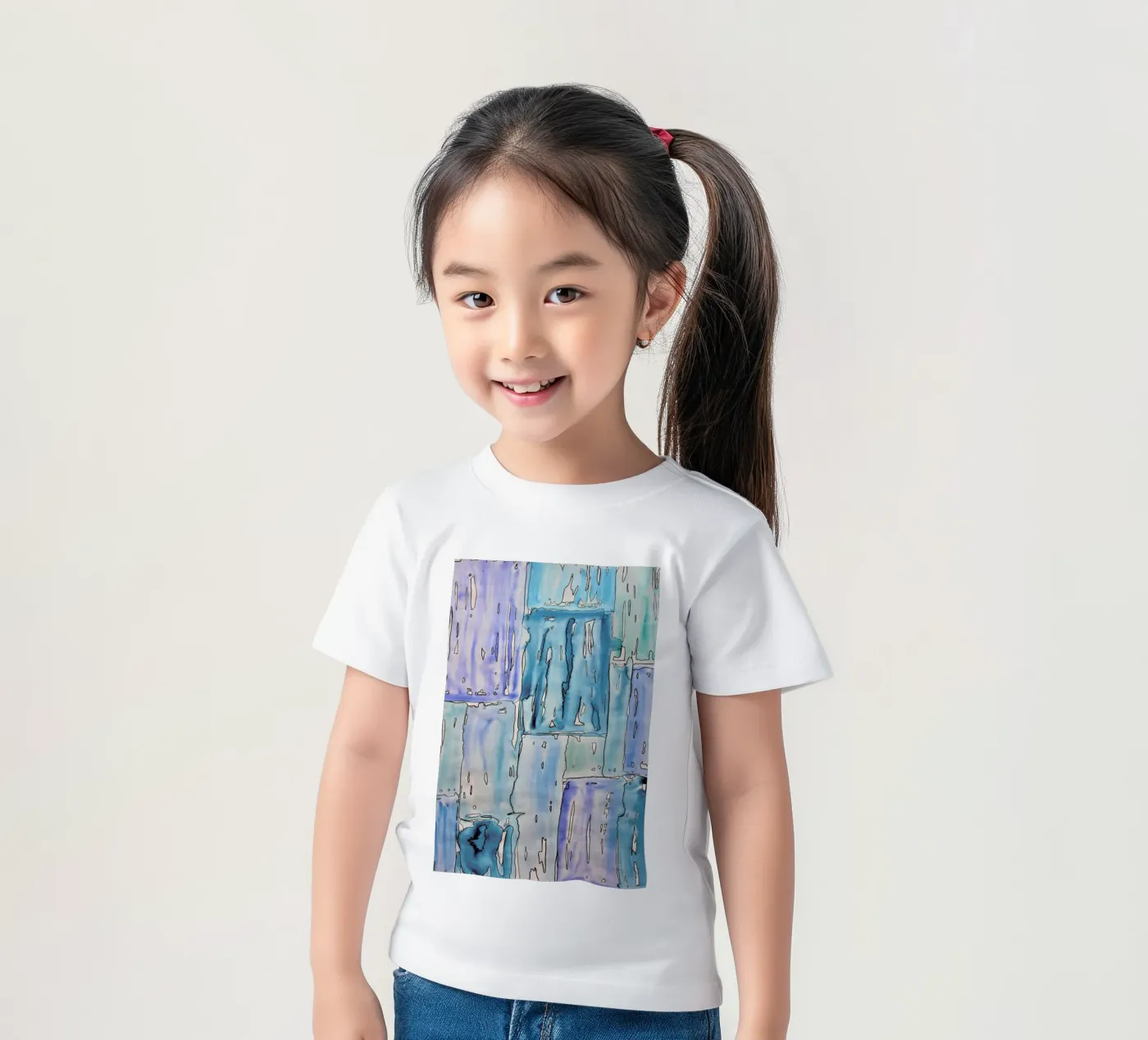 COLOUR-CODE BLUE Kinder T-Shirt von FRITSCH&FRITSCH