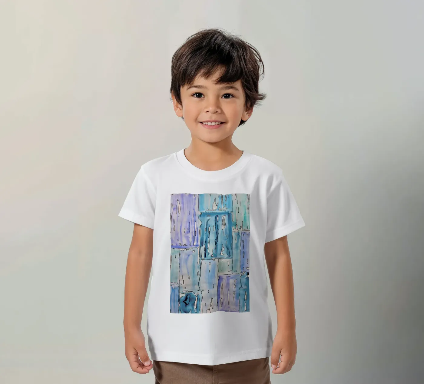 COLOUR-CODE BLUE Kinder T-Shirt von FRITSCH&FRITSCH