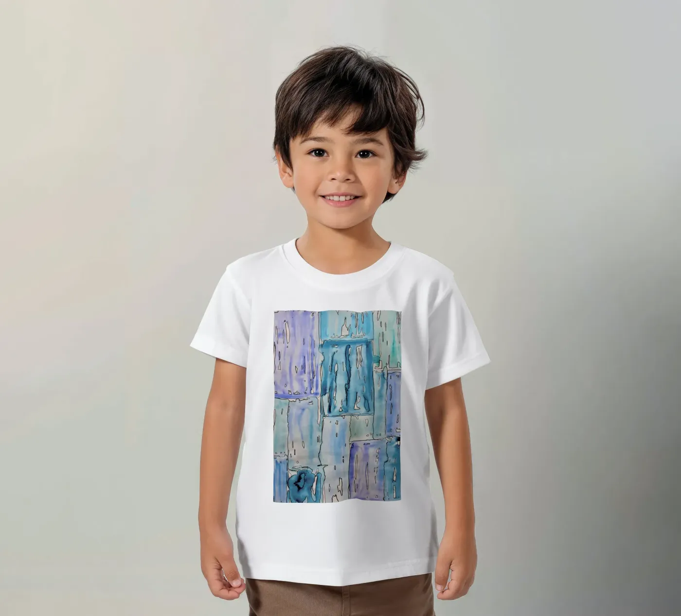COLOUR-CODE BLUE Kinder T-Shirt von FRITSCH&FRITSCH