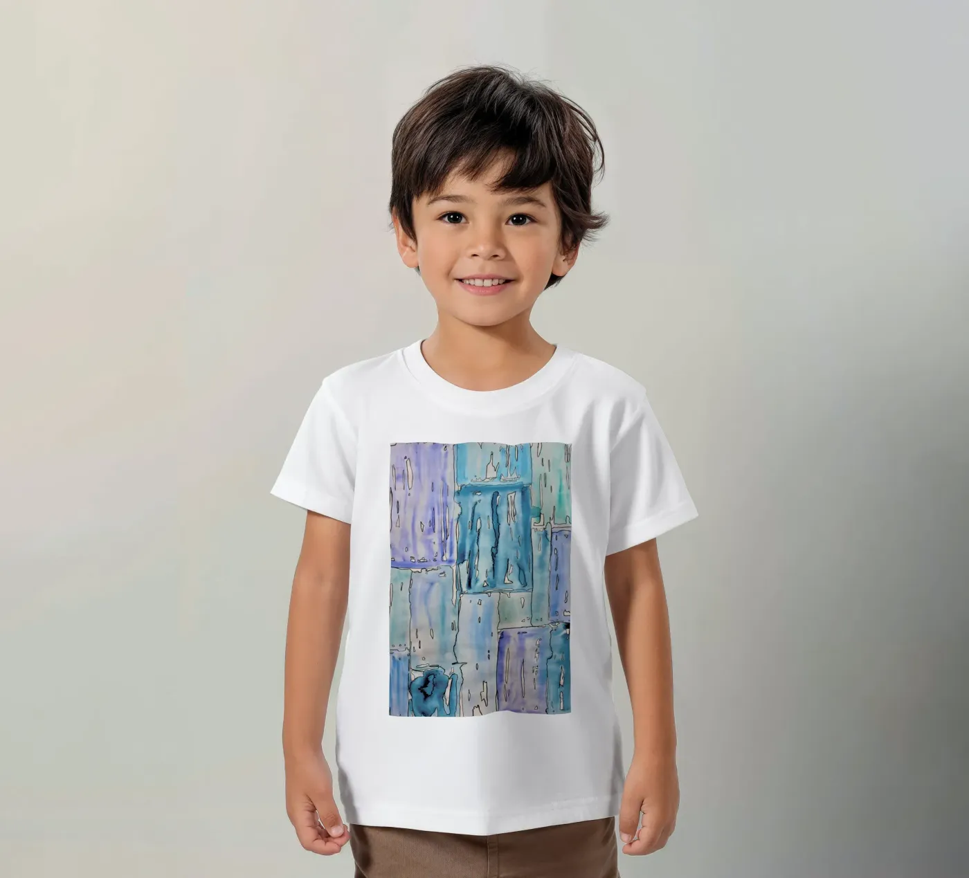 COLOUR-CODE BLUE kinder t-shirt van FRITSCH&FRITSCH