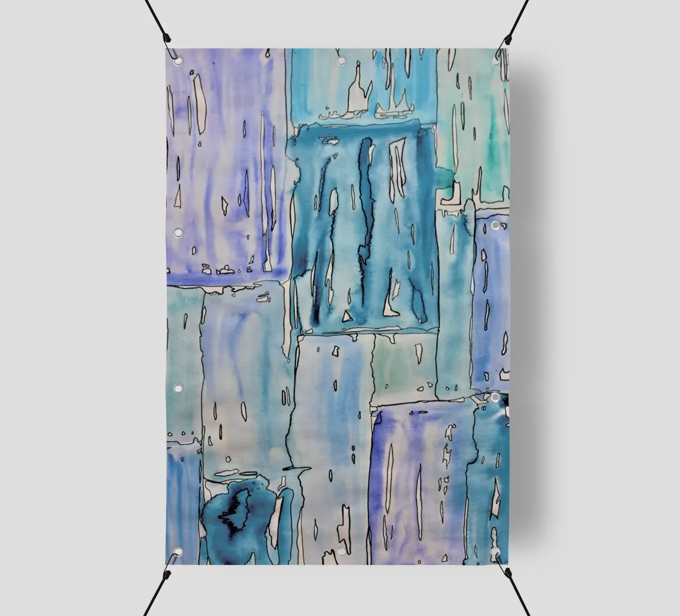 COLOUR-CODE BLUE bâche pvc de FRITSCH&FRITSCH