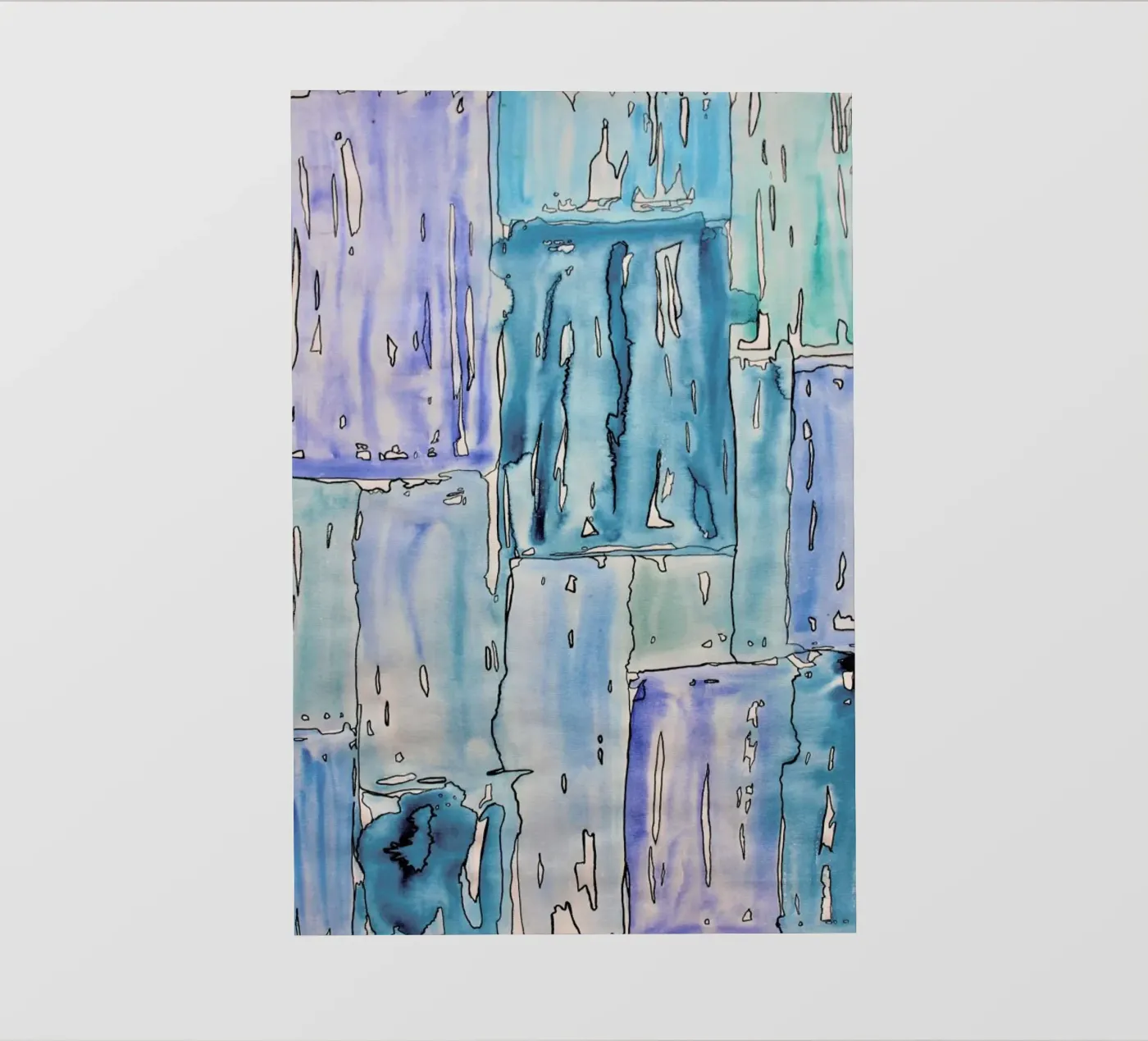 COLOUR-CODE BLUE bâche pvc de FRITSCH&FRITSCH