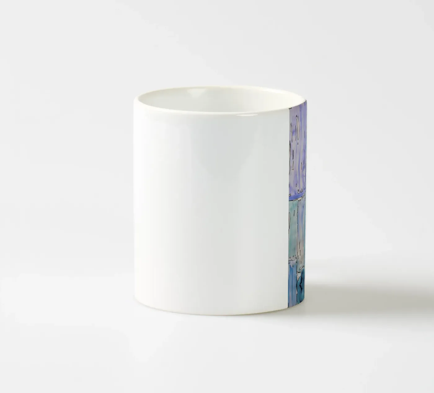 COLOUR-CODE BLUE ceramic mug by FRITSCH&FRITSCH
