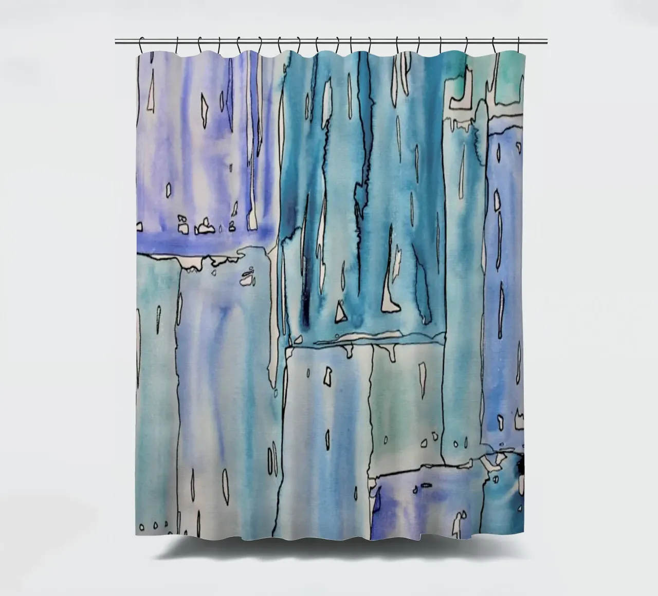 COLOUR-CODE BLUE tenda da doccia da FRITSCH&FRITSCH