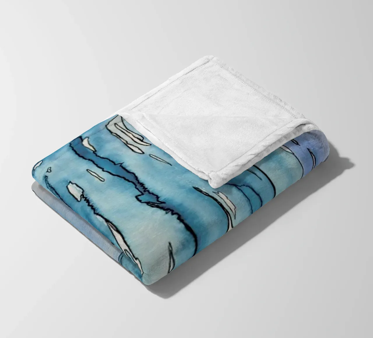 COLOUR-CODE BLUE Fleecedecke von FRITSCH&FRITSCH