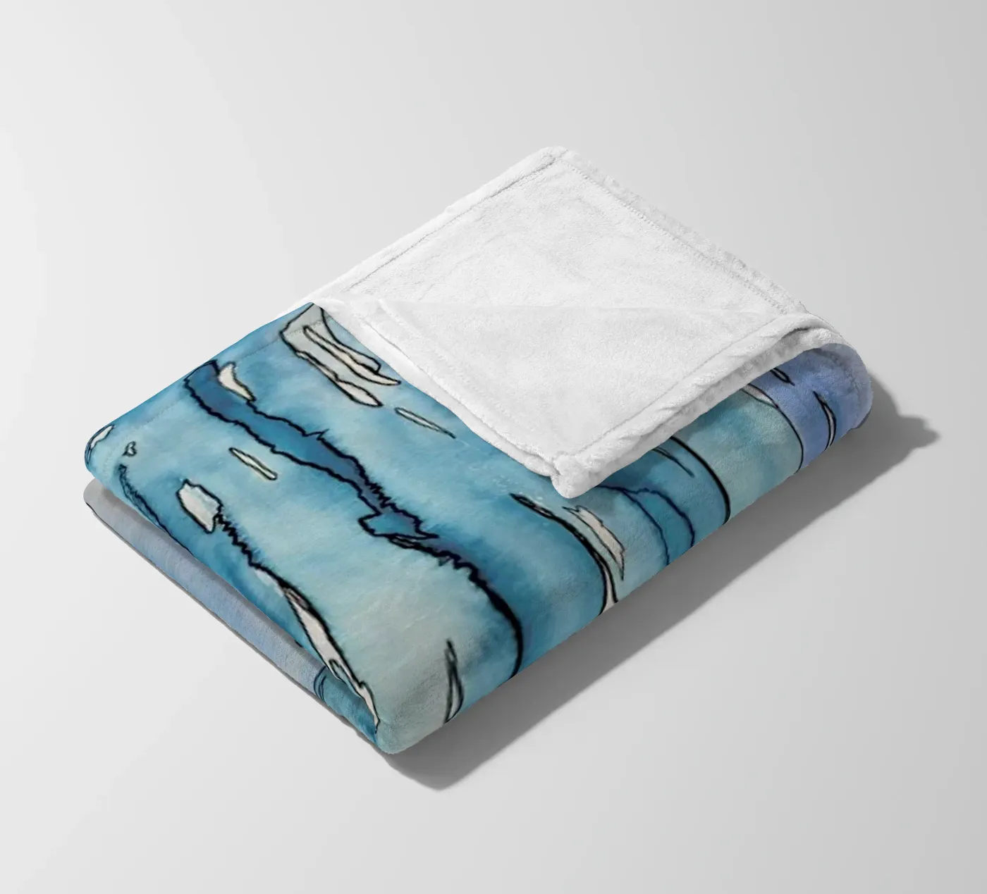 COLOUR-CODE BLUE Fleecedecke von FRITSCH&FRITSCH