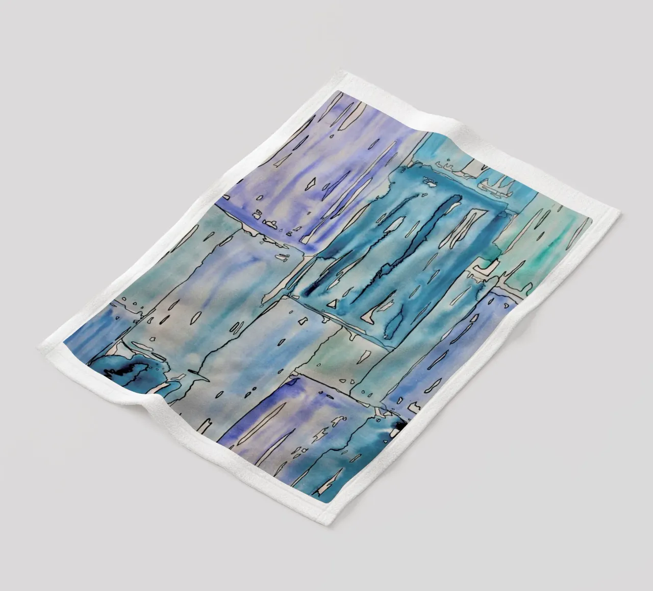 COLOUR-CODE BLUE Fleecedecke von FRITSCH&FRITSCH