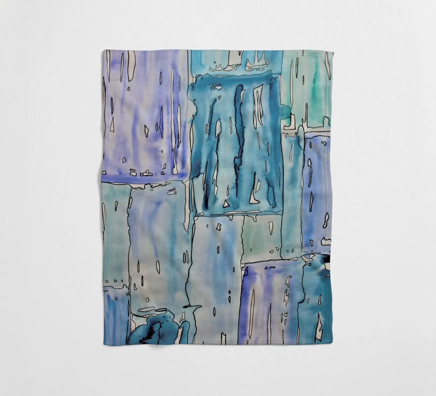 COLOUR-CODE BLUE Fleecedecke von FRITSCH&FRITSCH