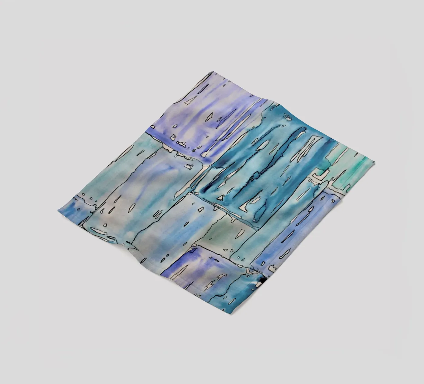 COLOUR-CODE BLUE coperta in pile da FRITSCH&FRITSCH