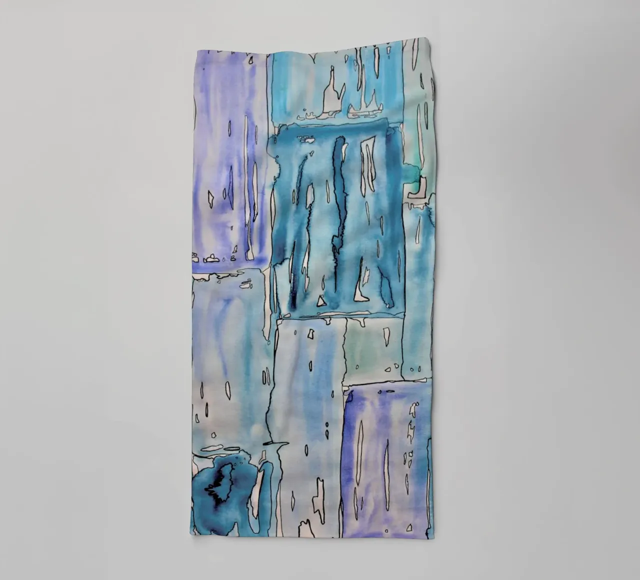 COLOUR-CODE BLUE badhanddoek van FRITSCH&FRITSCH