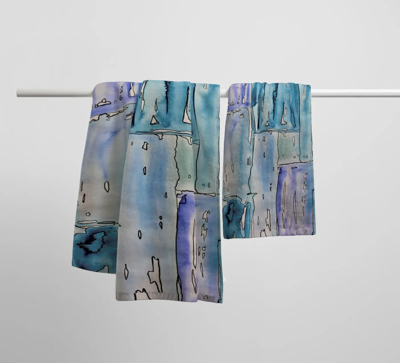 COLOUR-CODE BLUE Handtuch von FRITSCH&FRITSCH