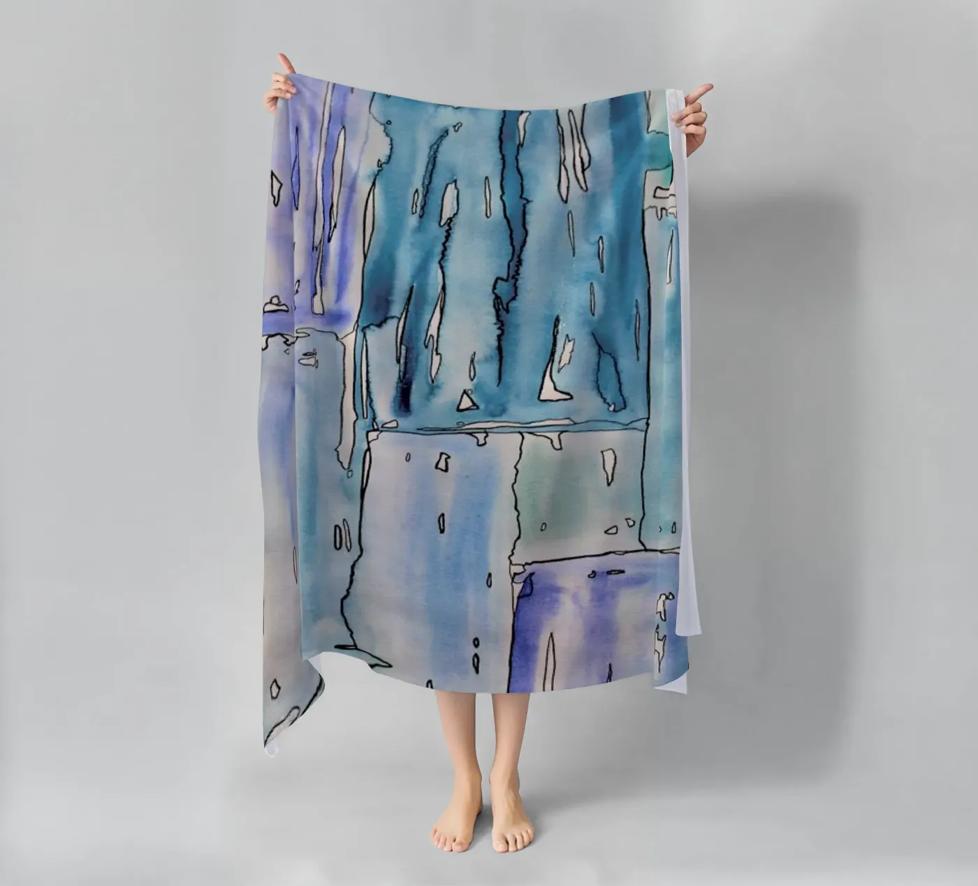 COLOUR-CODE BLUE beach towel by FRITSCH&FRITSCH